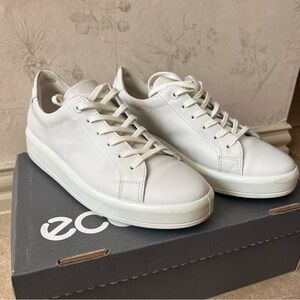 Ecco Classic White Sneakers